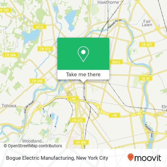 Bogue Electric Manufacturing map
