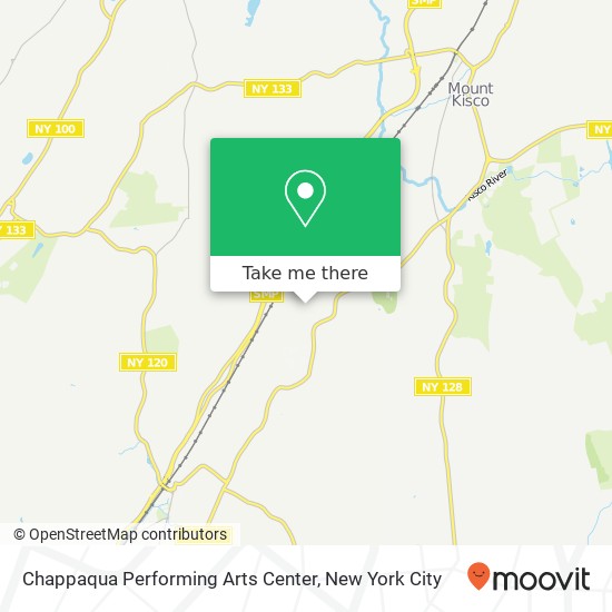 Mapa de Chappaqua Performing Arts Center