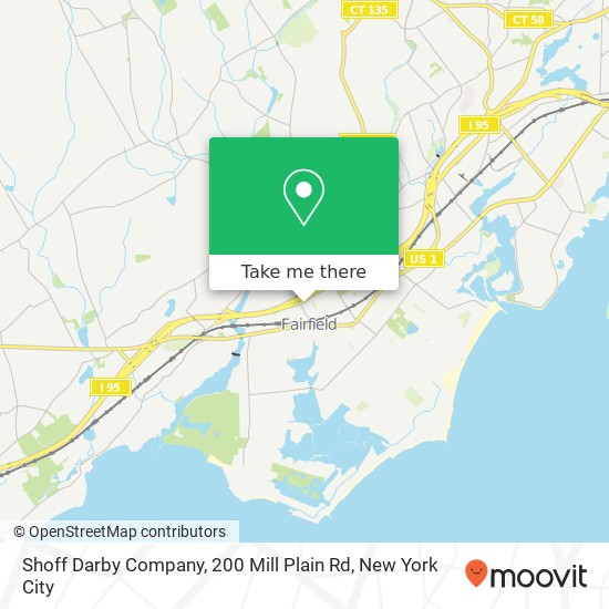 Mapa de Shoff Darby Company, 200 Mill Plain Rd