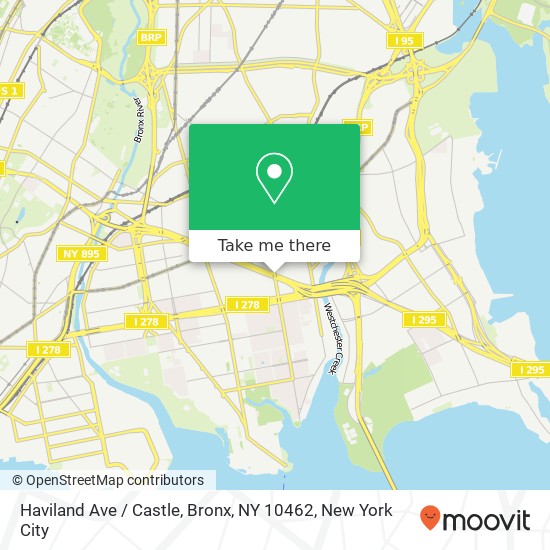 Haviland Ave / Castle, Bronx, NY 10462 map