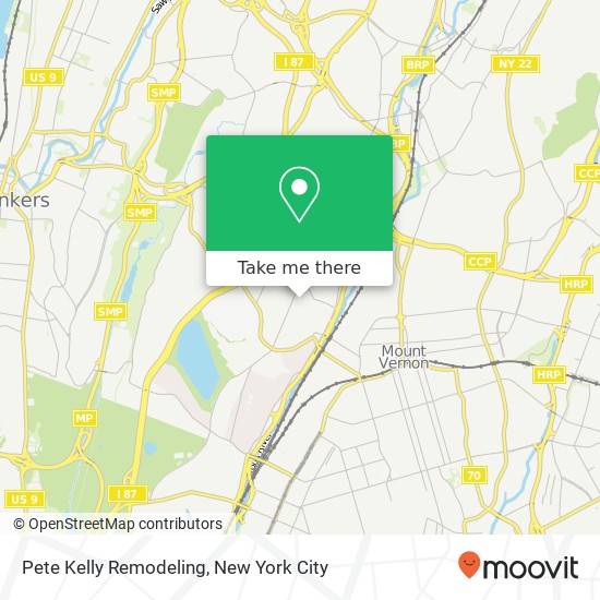 Mapa de Pete Kelly Remodeling