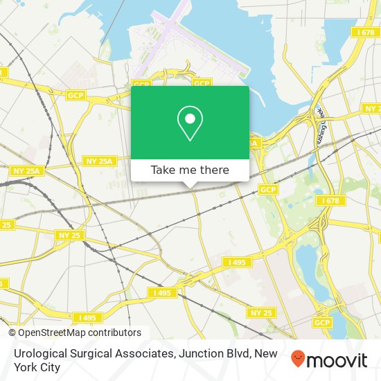Mapa de Urological Surgical Associates, Junction Blvd