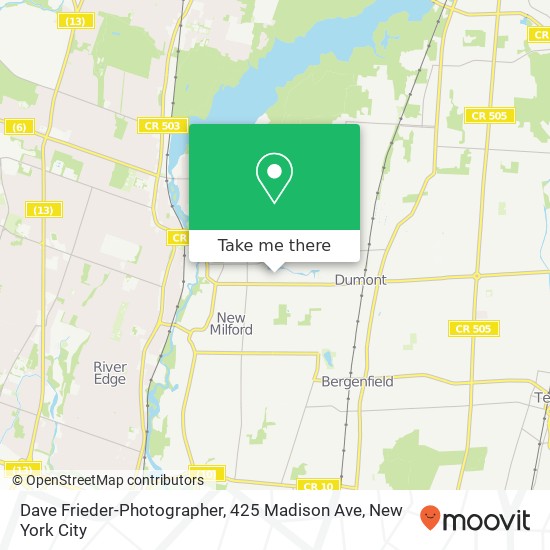 Mapa de Dave Frieder-Photographer, 425 Madison Ave