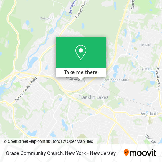 Grace Community Church map