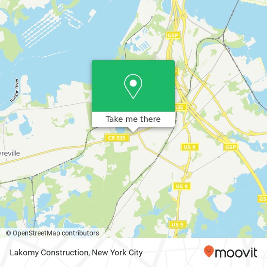 Lakomy Construction map