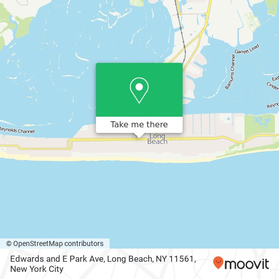 Edwards and E Park Ave, Long Beach, NY 11561 map
