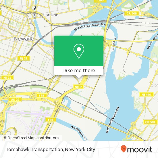 Tomahawk Transportation map