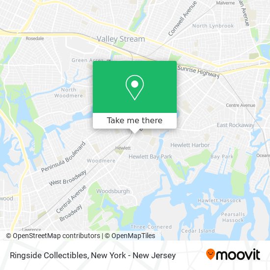 Ringside Collectibles map