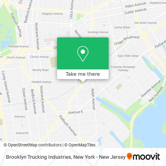 Brooklyn Trucking Industries map