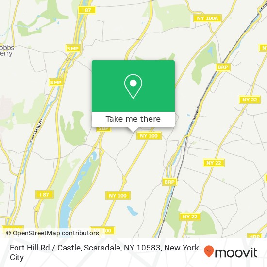 Mapa de Fort Hill Rd / Castle, Scarsdale, NY 10583