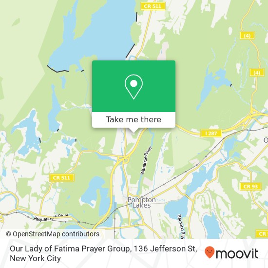 Mapa de Our Lady of Fatima Prayer Group, 136 Jefferson St