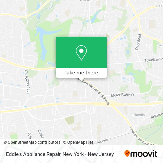 Eddie's Appliance Repair map