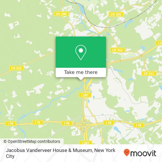 Mapa de Jacobus Vanderveer House & Museum