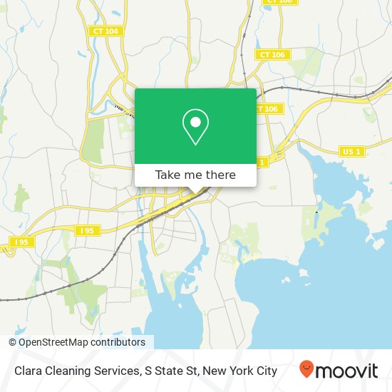 Mapa de Clara Cleaning Services, S State St