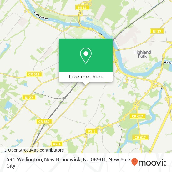 691 Wellington, New Brunswick, NJ 08901 map