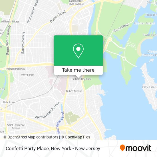 Confetti Party Place map