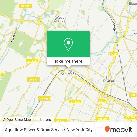 Aquaflow Sewer & Drain Service map