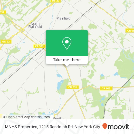 Mapa de MNHS Properties, 1215 Randolph Rd