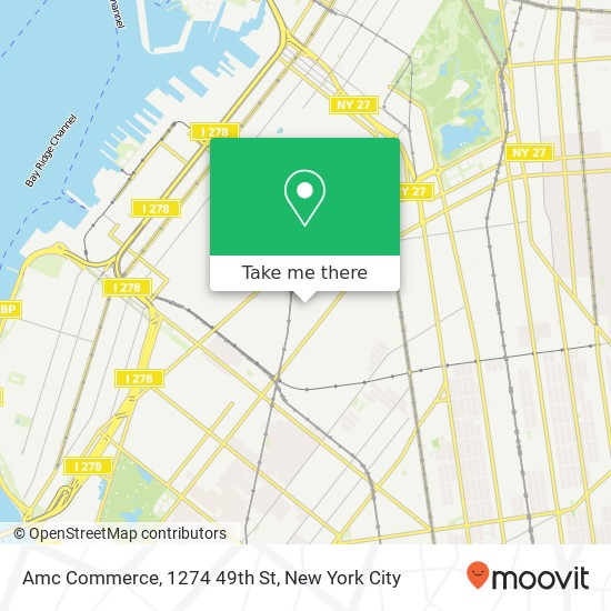 Amc Commerce, 1274 49th St map