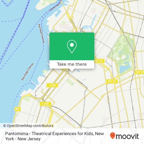 Pantomima - Theatrical Experiences for Kids map