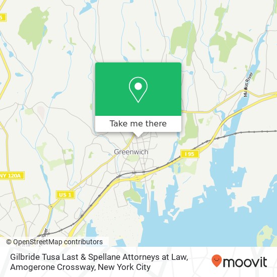 Gilbride Tusa Last & Spellane Attorneys at Law, Amogerone Crossway map