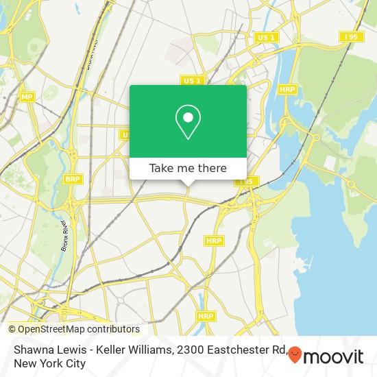 Mapa de Shawna Lewis - Keller Williams, 2300 Eastchester Rd