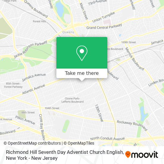 Mapa de Richmond Hill Seventh Day Adventist Church English