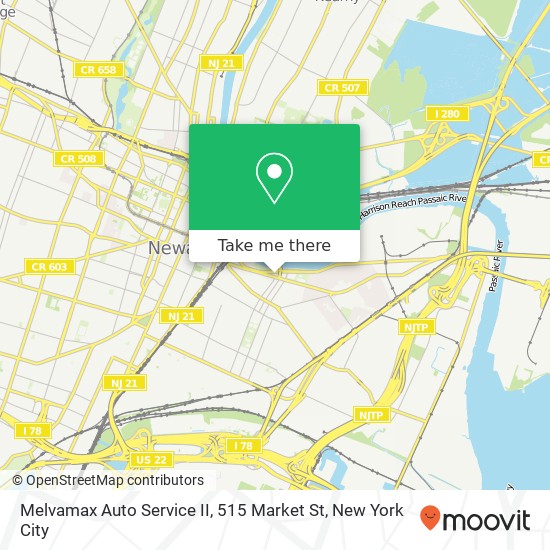 Melvamax Auto Service II, 515 Market St map