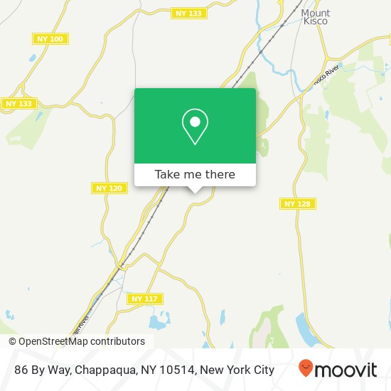 Mapa de 86 By Way, Chappaqua, NY 10514