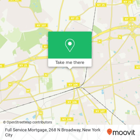 Mapa de Full Service Mortgage, 268 N Broadway