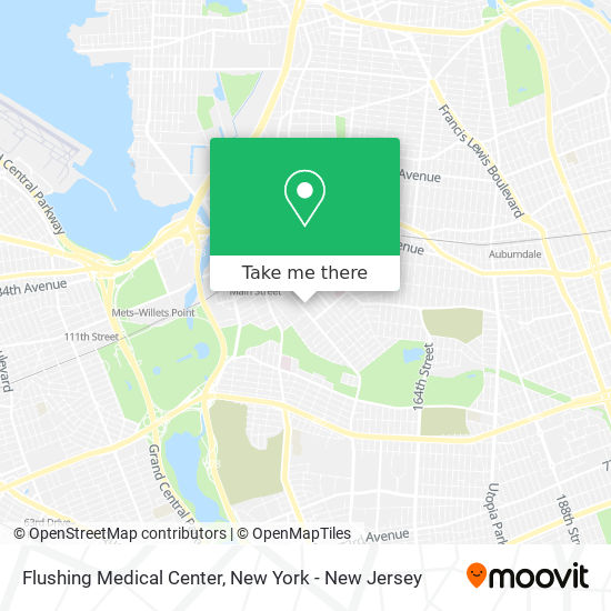 Flushing Medical Center map