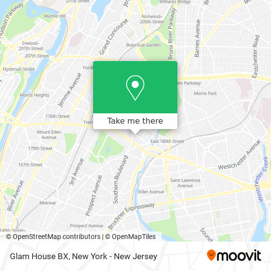 Glam House BX map