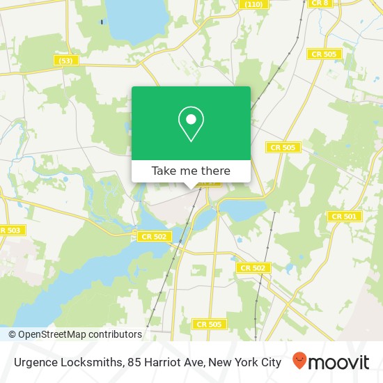 Urgence Locksmiths, 85 Harriot Ave map