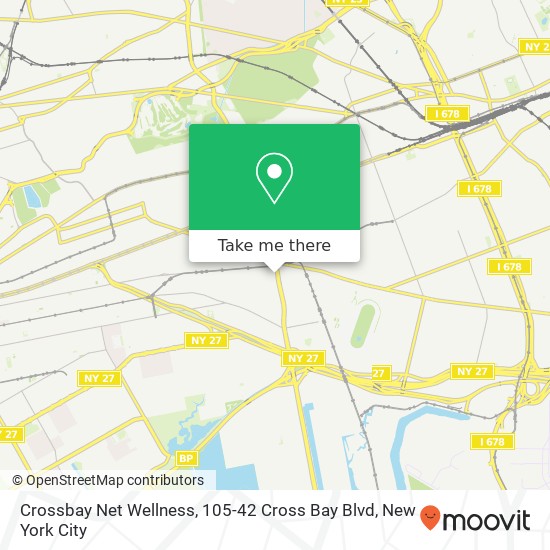 Crossbay Net Wellness, 105-42 Cross Bay Blvd map