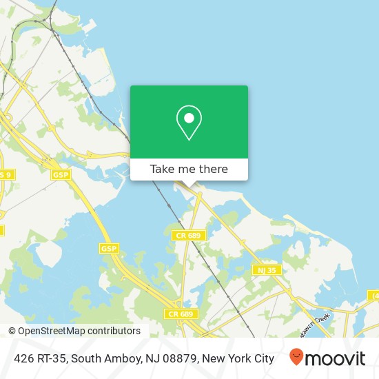Mapa de 426 RT-35, South Amboy, NJ 08879