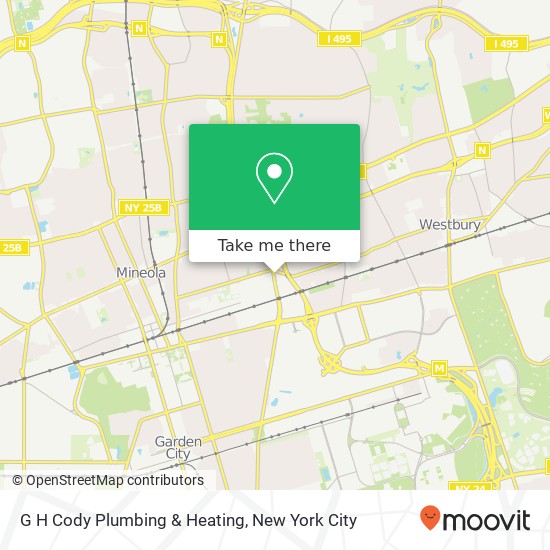 G H Cody Plumbing & Heating map