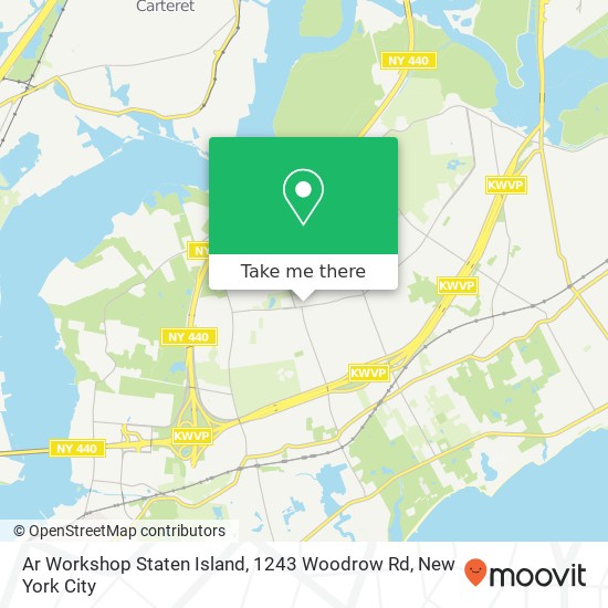 Ar Workshop Staten Island, 1243 Woodrow Rd map