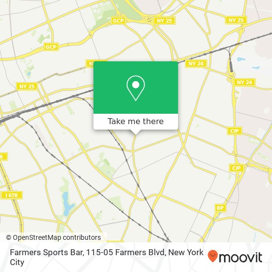 Farmers Sports Bar, 115-05 Farmers Blvd map