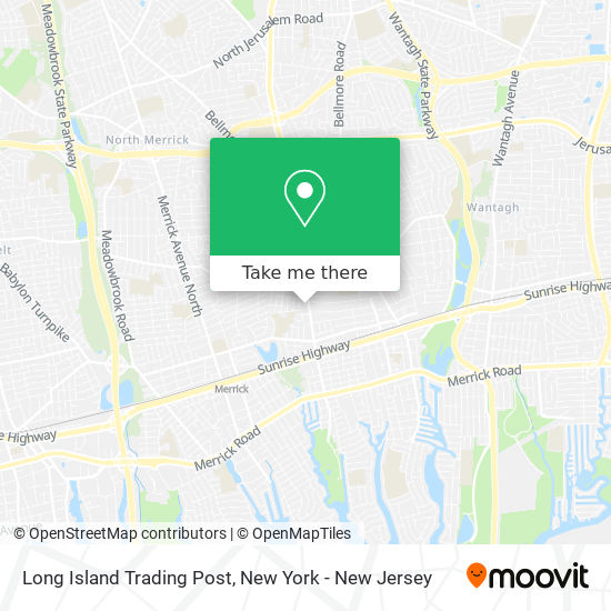 Long Island Trading Post map