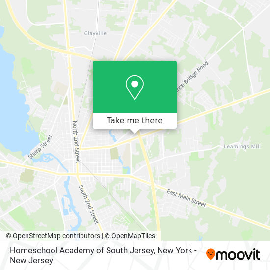 Homeschool Academy of South Jersey map