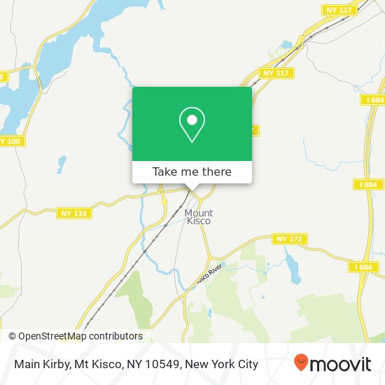 Mapa de Main Kirby, Mt Kisco, NY 10549