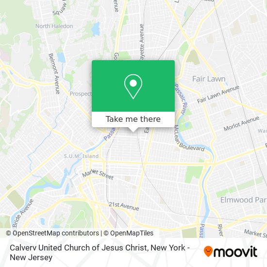 Calverv United Church of Jesus Christ map
