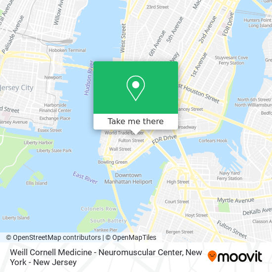 Weill Cornell Medicine - Neuromuscular Center map
