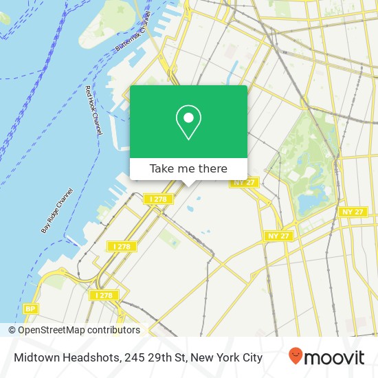 Midtown Headshots, 245 29th St map