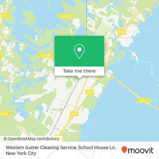 Western Gutter Cleaning Service, School House Ln map