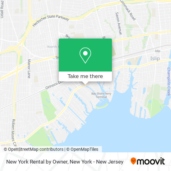 New York Rental by Owner map