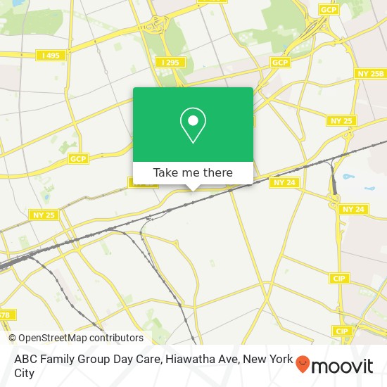 Mapa de ABC Family Group Day Care, Hiawatha Ave