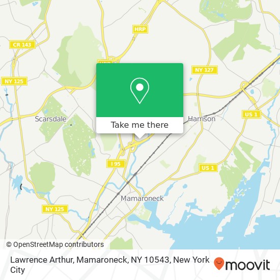 Lawrence Arthur, Mamaroneck, NY 10543 map