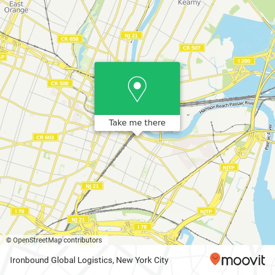 Ironbound Global Logistics map