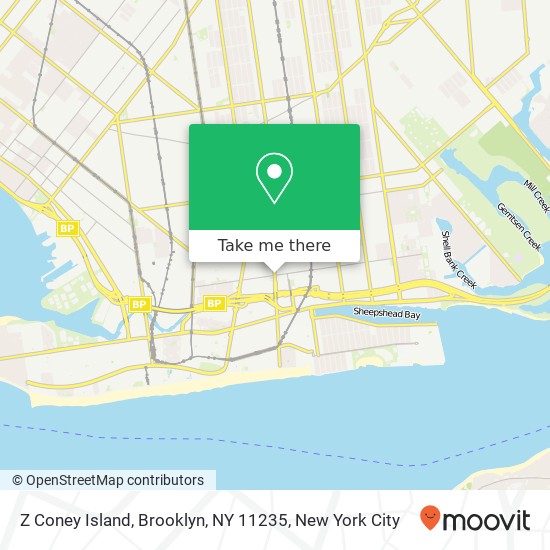 Z Coney Island, Brooklyn, NY 11235 map